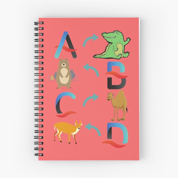Item preview, Learning ABCD with animal figures designed and sold by BiSuSri.