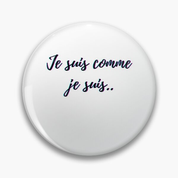 Item preview, I am what I am - popular french quotes theme gifts (in black)  designed and sold by RebelliousRosee.
