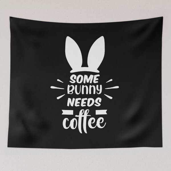 Item preview, some bunny needs coffee - coffee lover designed and sold by Ashi17.