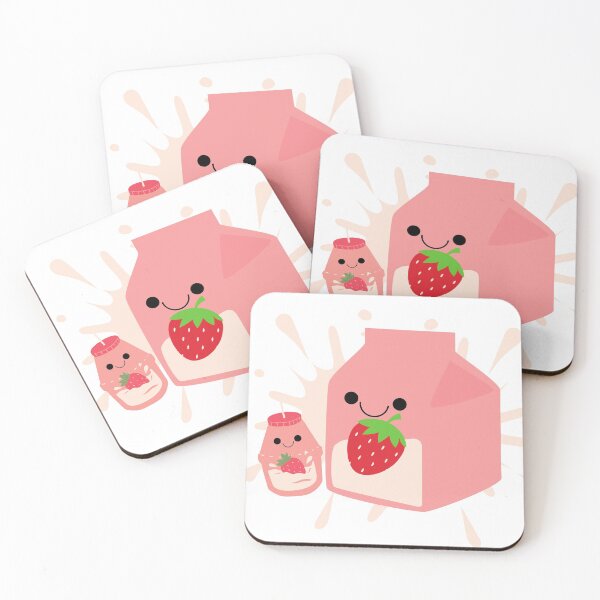Artikelvorschau, Kawaii Erdbeermilch entworfen und verkauft von ReyelsArt.