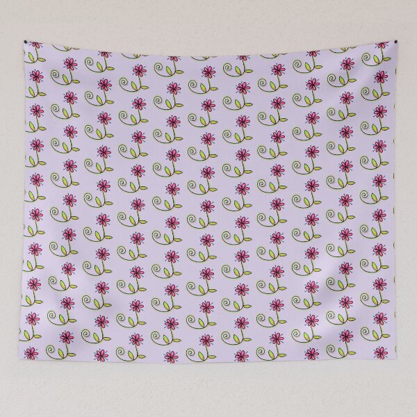 Item preview, Hand Drawn Doodle Watercolor Flowers designed and sold by GeeHanz.