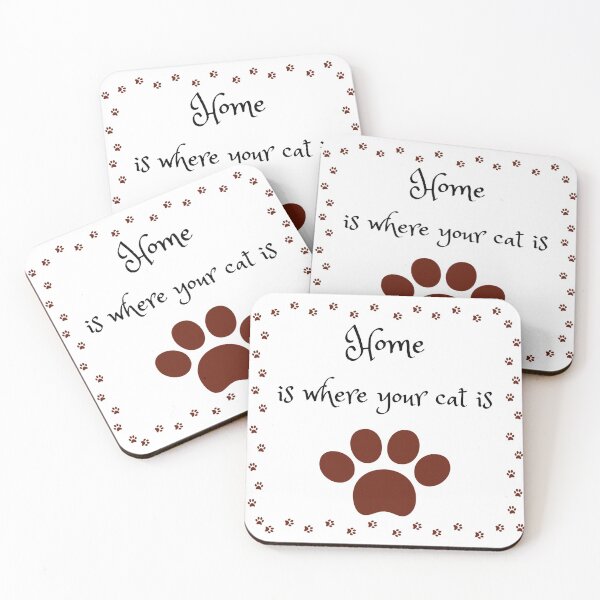 Item preview, Home Is Where Your Cat Is designed and sold by SirajDecors.