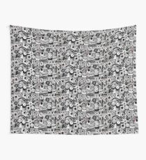 Rustic half tones Wall Tapestry