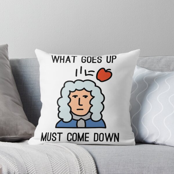 Item preview, Isaac Newton "what goes up must come down" gravitation design designed and sold by ParamountHelen.