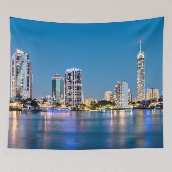Item preview, Gold Coast Australia City Skyline designed and sold by Catherine Reading.