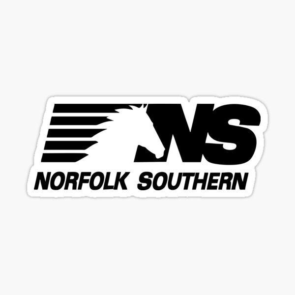 Norfolk And Western Railway Logo Sticker By Peteroldfield Redbubble