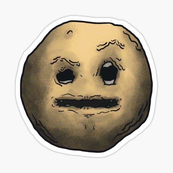 Ugly Skeptical Emoji Sticker