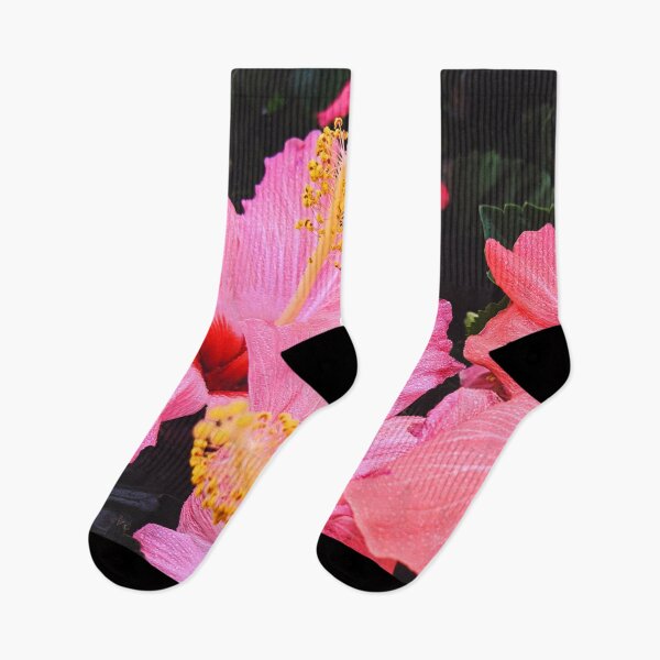 Item preview, Flowers Pink Chinese Hibiscus Floral Photography Nature Romantic designed and sold by Wizardofpizza.