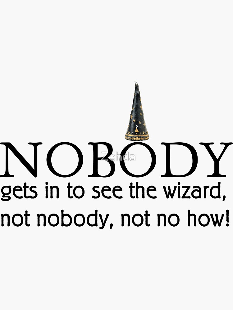 "Wizard of Oz quote" Sticker for Sale by Zehda Redbubble