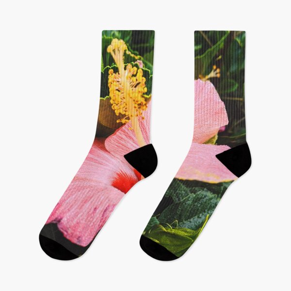 Item preview, Flowers Pink Chinese Hibiscus Floral Nature Romantic 2 designed and sold by Wizardofpizza.
