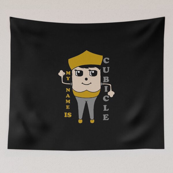 Item preview, My Name is Cubicle - Cute Cartoon Vector  designed and sold by acklind51.