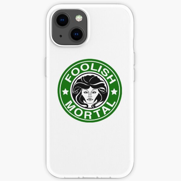 Foolish Mortal Coffee T-Shirt iPhone Soft Case