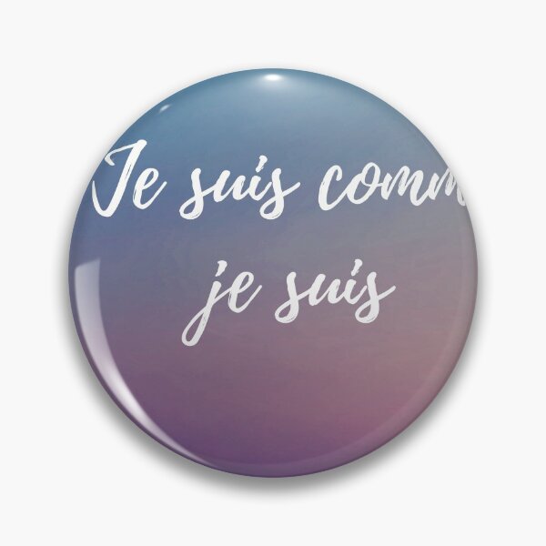 Item preview, I am what I am - popular french quotes theme gifts  designed and sold by RebelliousRosee.