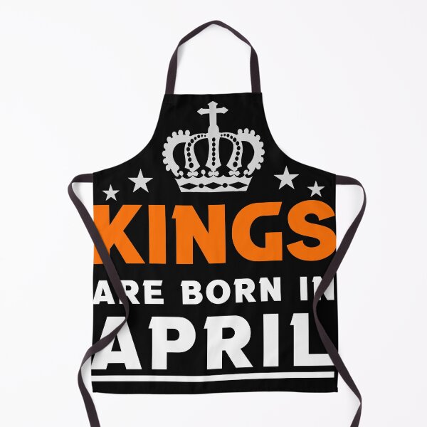 Item preview, Kings are born in April Dark - Funny designed and sold by Sagar Karki.