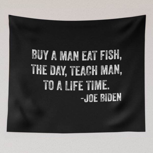 Item preview, Buy a man eat fish the day teach man to a life time designed and sold by SpicerPatty.