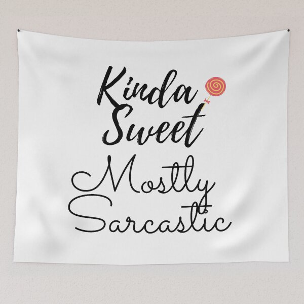 Item preview, Kinda sweet, mostly sarcastic. designed and sold by artesiaKT.