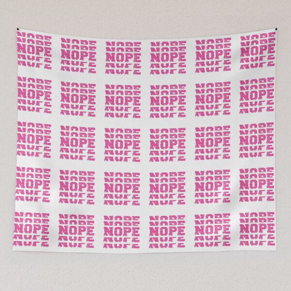 Item preview, NOPE (hot pink) designed and sold by planDpromotions.