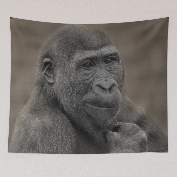 Item preview, Gorilla Shufai Portrait designed and sold by rawshutterbug.