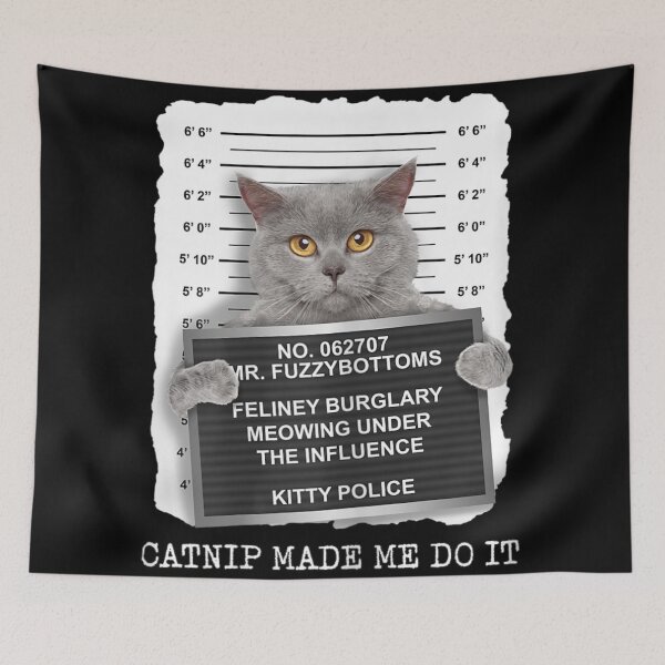 Item preview, Catnip Made Me Do It Shirt, Funny Cat T Shirt, Cat Lover T-Shirt designed and sold by SpicerPatty.