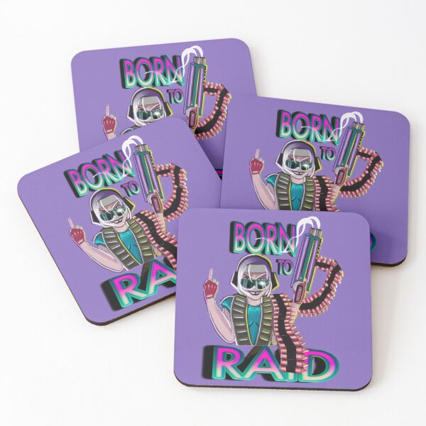 Item preview, BORN TO RAID! designed and sold by Ace13creations.