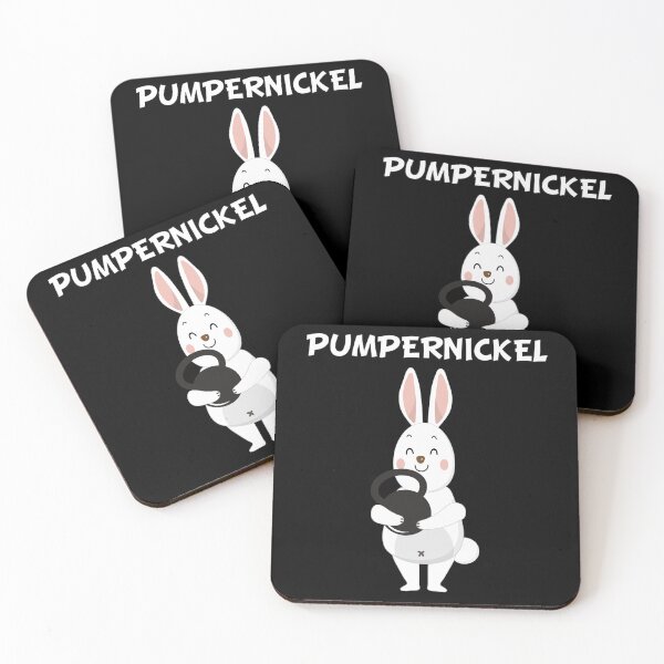 Item preview, Pumpernickel cartoon fitness weights saying designed and sold by DerEmmat.