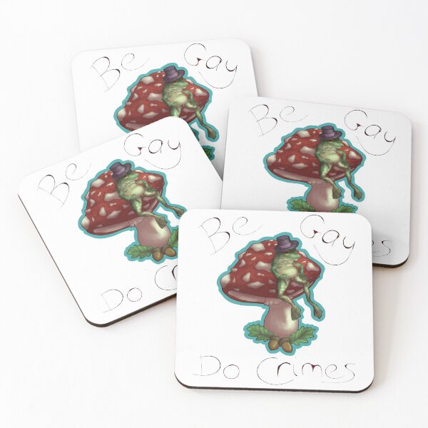 Item preview, Be Gay Do Crimes - Fancy Frog  designed and sold by BitWonky.