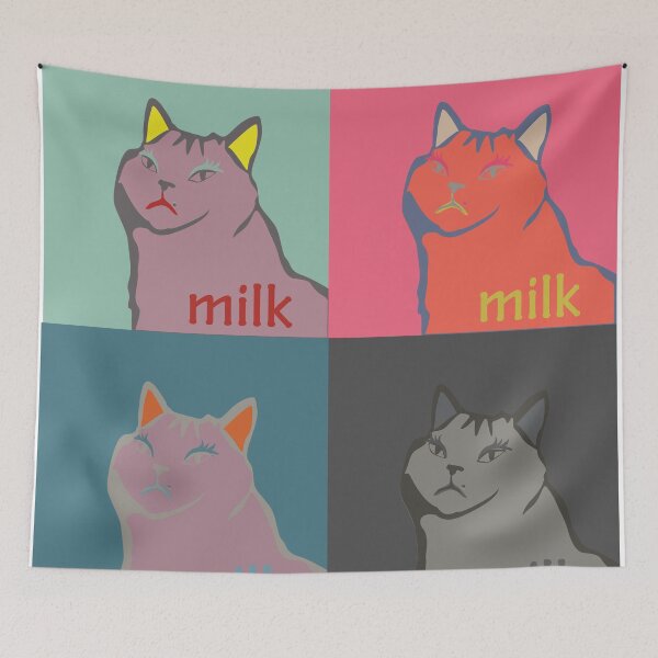 Item preview, Milk and pop art. Homage. designed and sold by dadamda.