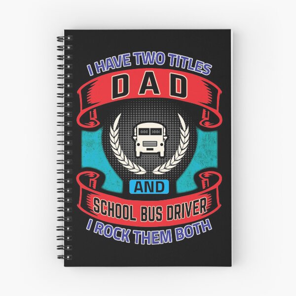 Item preview, I Have Two Titles Dad And School Bus Driver I Rock Them Both designed and sold by vectorohlic.