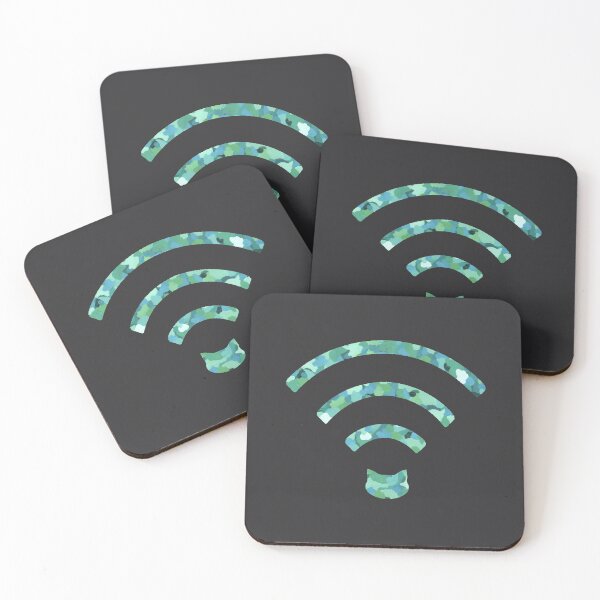 Item preview, Router Cat Wifi - Cool Earth Camo designed and sold by RouterCatMedia.