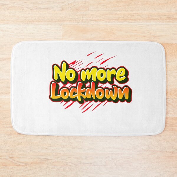 Item preview, No more lock down designed and sold by Ahmad Al Gariby.