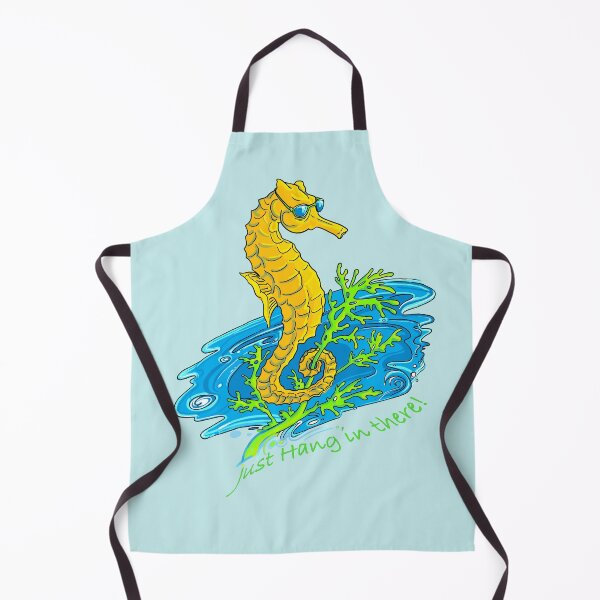 Item preview, Seahorse design - Just hang in there! designed and sold by Marleen Paddy Visser.