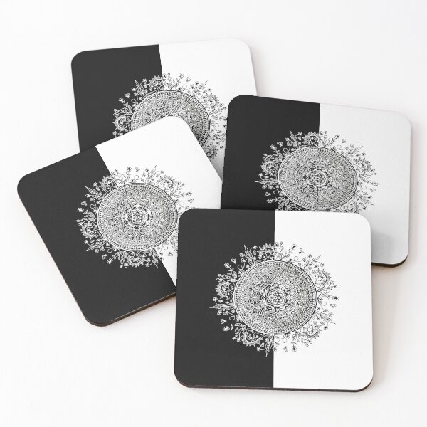 Item preview, Mandala ornament, black and white style designed and sold by Gheofast.