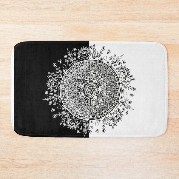 Item preview, Mandala ornament, black and white style designed and sold by Gheofast.