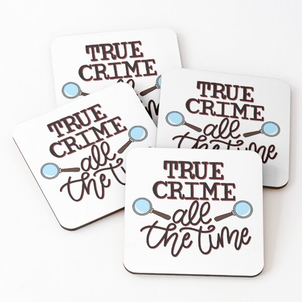 Item preview, True Crime All The Time Documentary TV Show Hand Lettered Quote Calligraphy Typography Type Writer designed and sold by Letters0fLuna.
