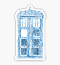 Police Box scribble Sticker