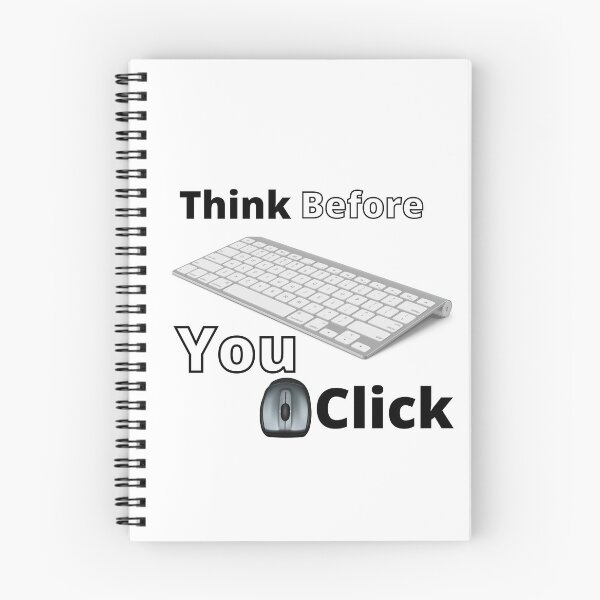 Item preview, Think Before You Click Black And White T-Shirts And Posters designed and sold by bfadul.