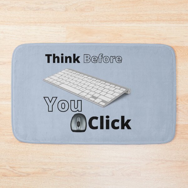 Item preview, Think Before You Click Black And White T-Shirts And Posters designed and sold by bfadul.