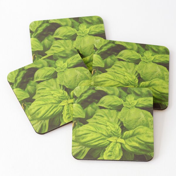 Item preview, Food Green Basil Leaves Spices Herbs Kitchen Decor designed and sold by Wizardofpizza.