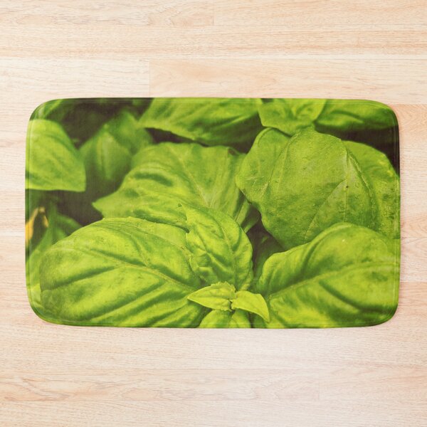 Item preview, Food Green Basil Leaves Spices Herbs Kitchen Decor designed and sold by Wizardofpizza.