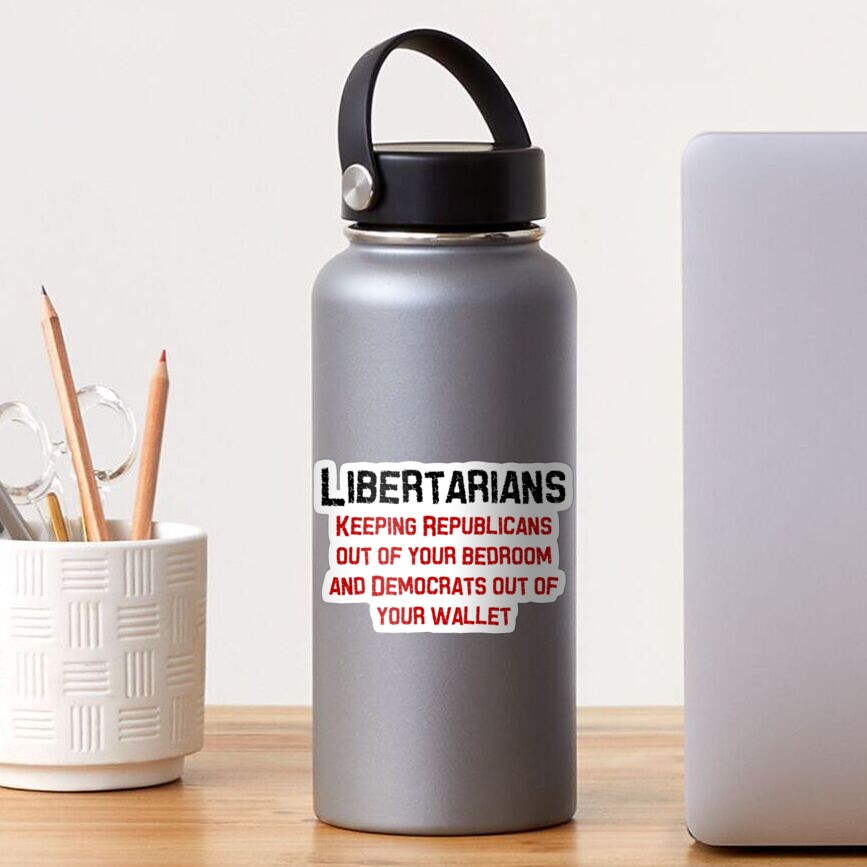 Libertarian Help Sticker