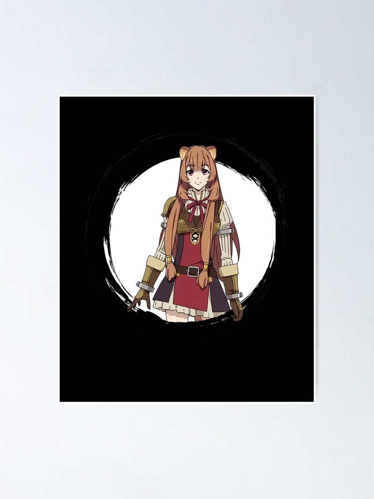 Rising Of The Shield Hero Raphtalia Raccoon Girl Poster For Sale By Anime Dude Redbubble