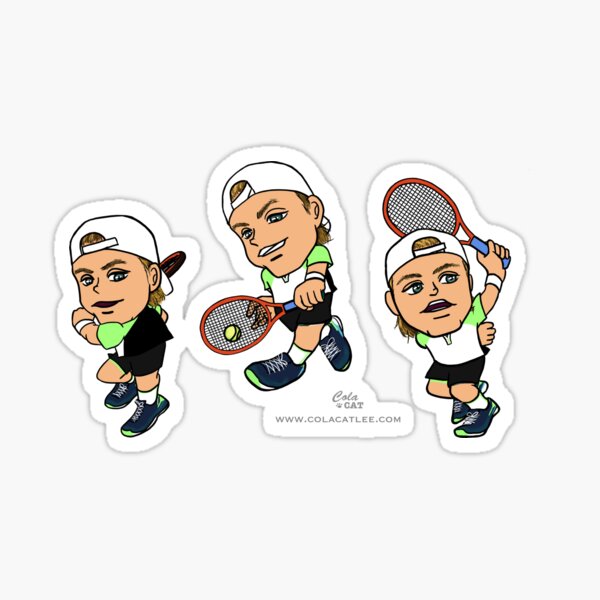 Denis Shapovalov Stickers Redbubble