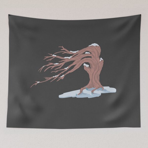 Item preview, A tilted tree in the snow designed and sold by MadArtist123.