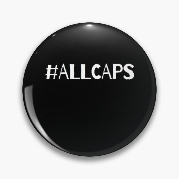 Item preview, Hashtag ALLCAPS designed and sold by zareworks.