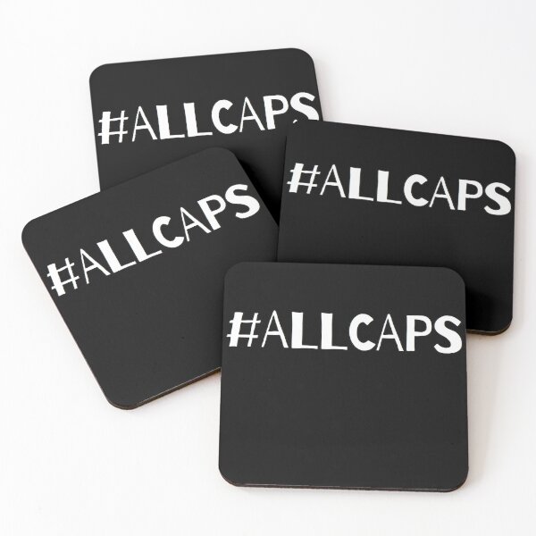 Item preview, Hashtag ALLCAPS designed and sold by zareworks.