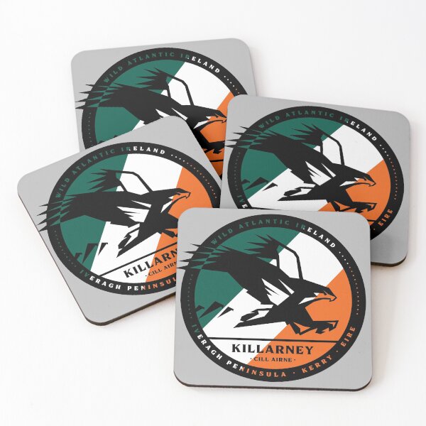 Item preview, Killarney Ireland Eagle Irish Flag T-Shirt Sticker Hat designed and sold by ROADTROOPER.