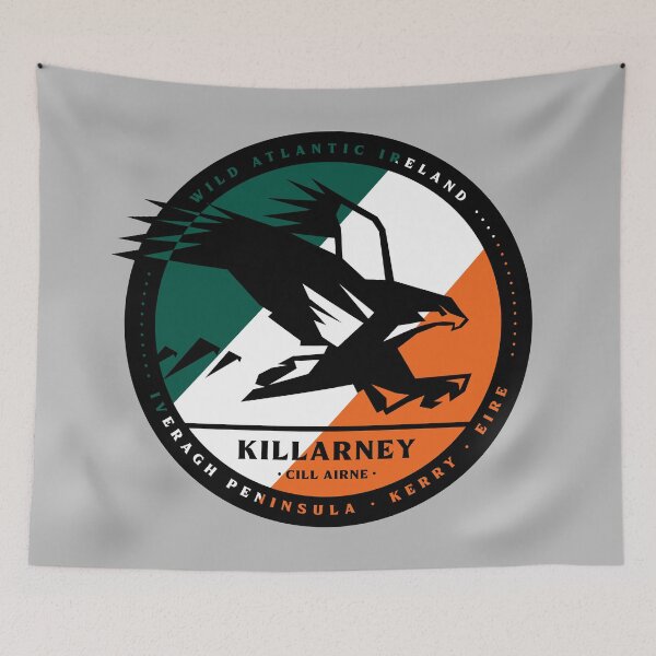 Item preview, Killarney Ireland Eagle Irish Flag T-Shirt Sticker Hat designed and sold by ROADTROOPER.