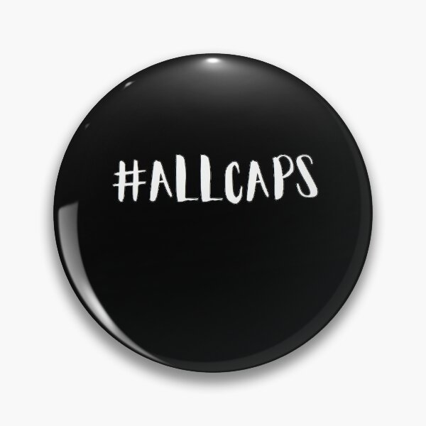 Item preview, Hashtag ALLCAPS designed and sold by zareworks.