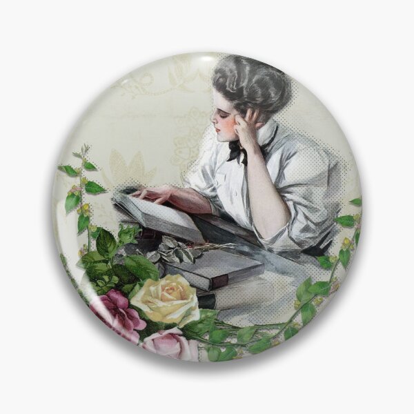 Item preview, Vintage Flower Lady 1910s designed and sold by hobakmacha.