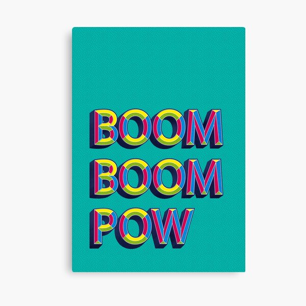 Boom Pow Bam Wall Art for Sale | Redbubble, حجم الصورة 600x600